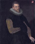 Cornelis Ketel Portrait of Jacob Cornelisz Banjaert oil painting on canvas